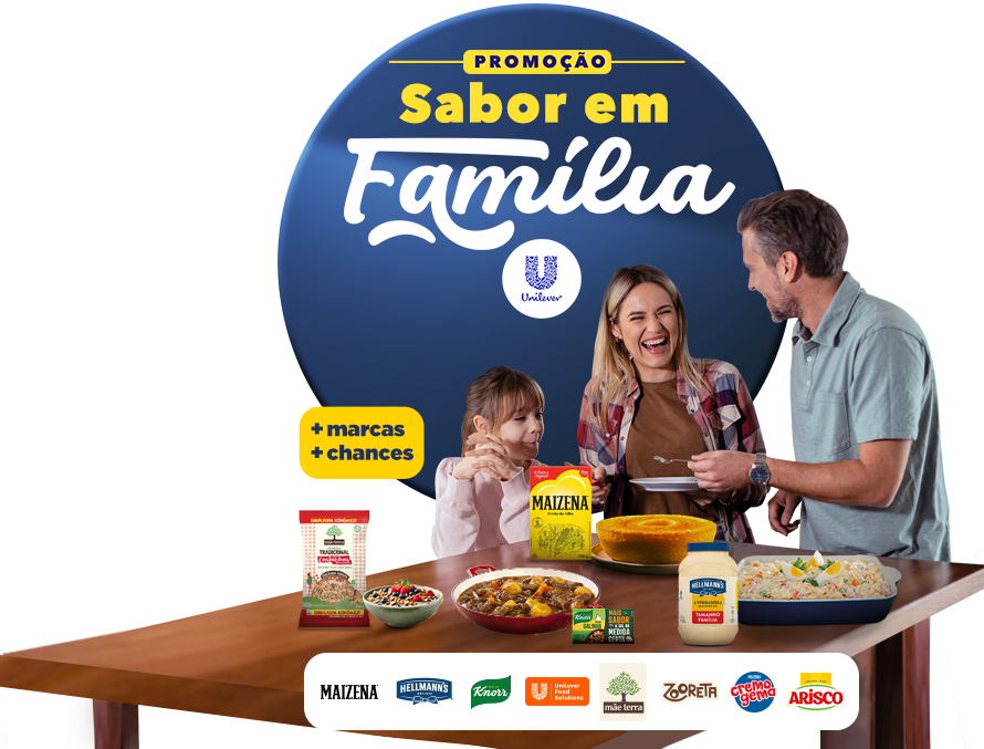 Promoção Sabor em Família Unilever Promoção Sabor em Família Unilever